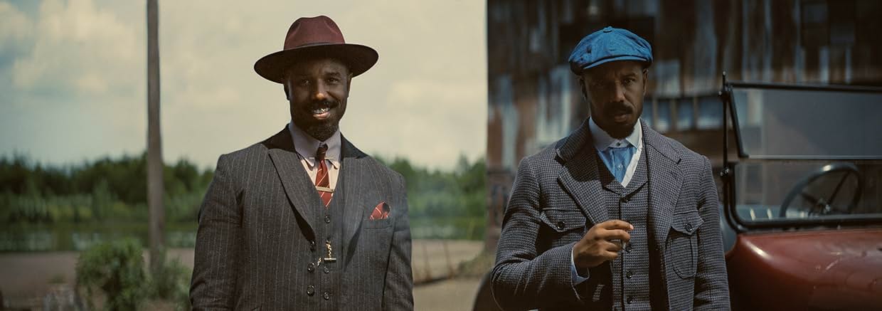 Michael B Jordan as Smoke and Stack in SINNERS