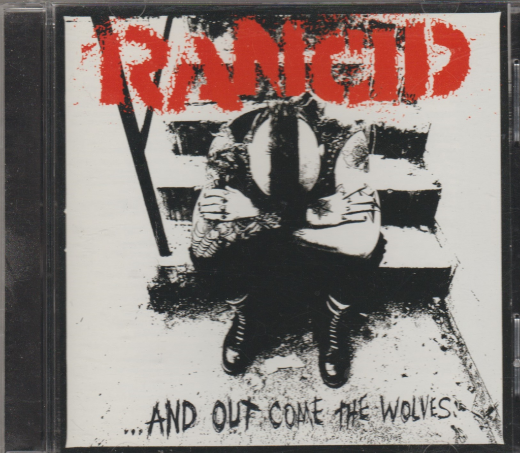a CD of Rancid's album ...And Out Come The Wolves