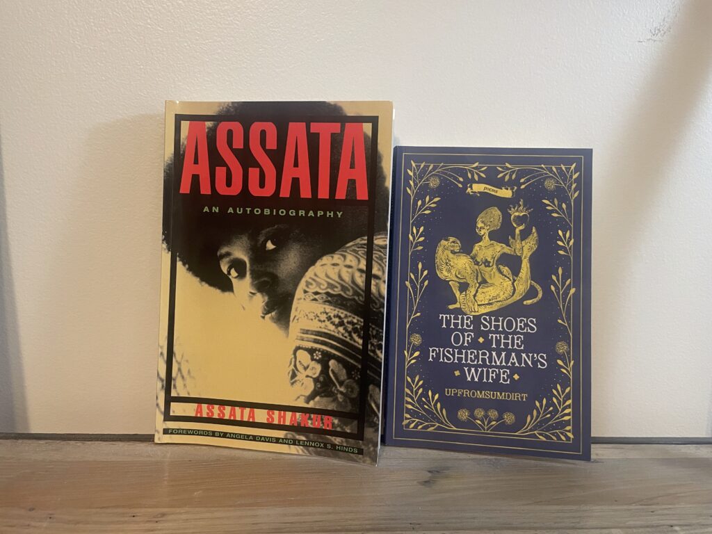 Assata by Assata Shakur and The Shoes of The Fisherman's Wife by upfromsumdirt
