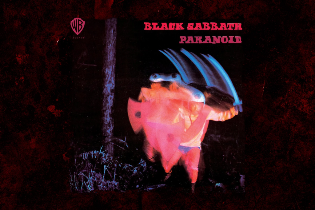 album cover for Black Sabbath's Paranoid