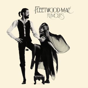 album cover for Rumours by Fleetwood Mac.